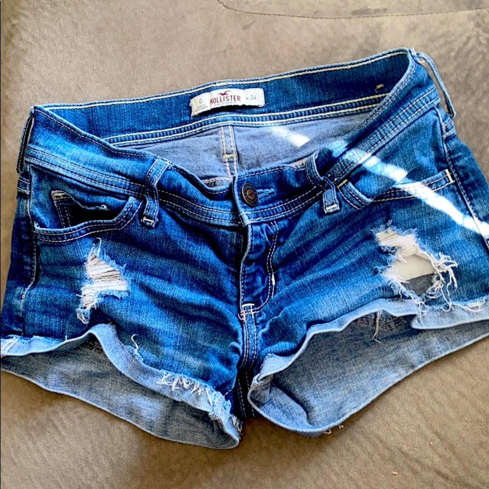 Denim shorts